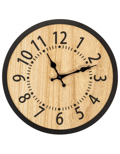 Nowoczesny Zegar Ścienny Drewniany Round 35 cm