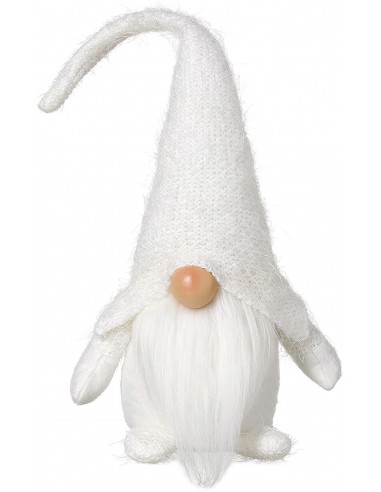 Figurka Świąteczna Skrzat White 50 cm Biały YX068