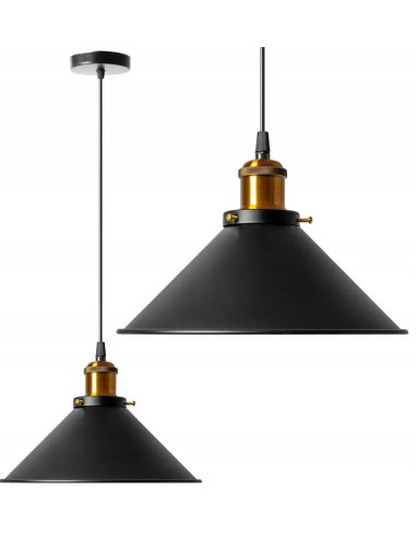 Lampa Sufitowa Wisząca Porto Loft Industrial Black