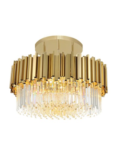 Lampa Sufitowa Plafon Gold Złoty APP1100-4CP