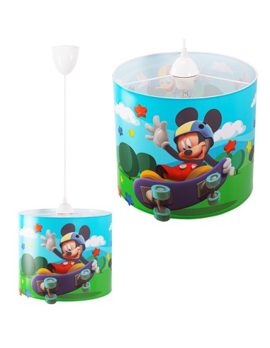 Lampa Sufitowa Dziecięca Wisząca Disney Mickey Club